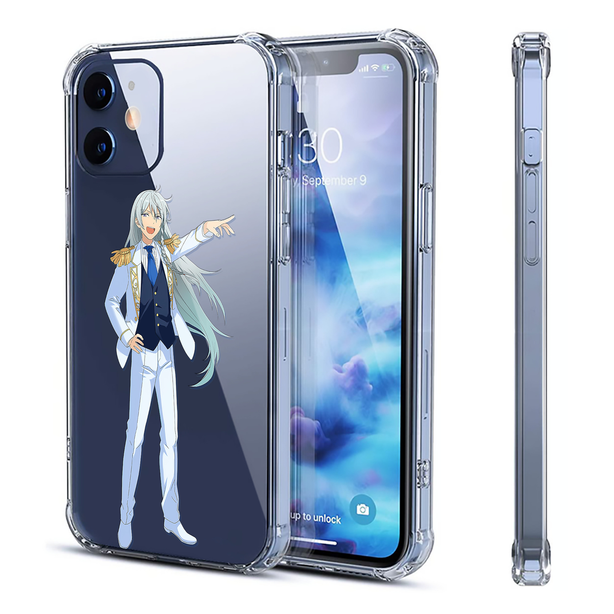 （画像用） あんさんぶるスターズ! Ensemble Stars 【iPhone 12シリーズ対応】透明スマホケース（クリアソフトケース）